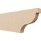 Ekena Millwork 2in. W x 8in. H x 20in. L Garner Woodgrain TimberThane Rafter Tail, Primed Tan RFTUR02X08X20GARRCPR - alternate 1